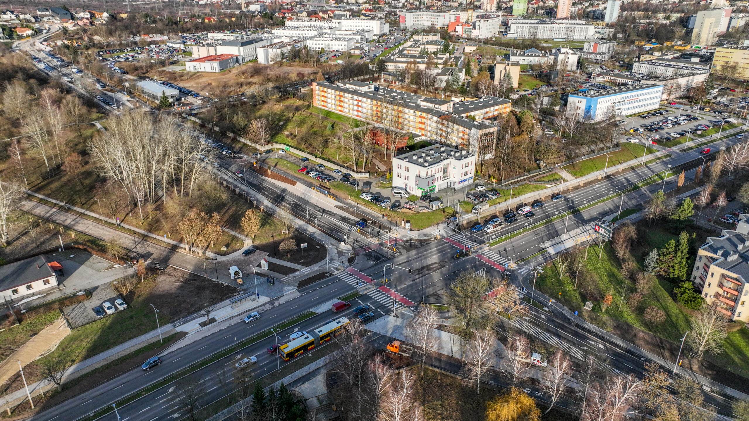 Poprawa dostępności komunikacyjnej szpitali ŚCO i&nbsp;WSZ w&nbsp;rejonie ulic: Jagiellońskiej, Karczówkowskiej, Kamińskiego, Podklasztornej i&nbsp;Artwińskiego w&nbsp;Kielcach
