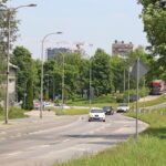 Ulica Krakowska po północnej stronie w kierunku ul. Kaczmarka