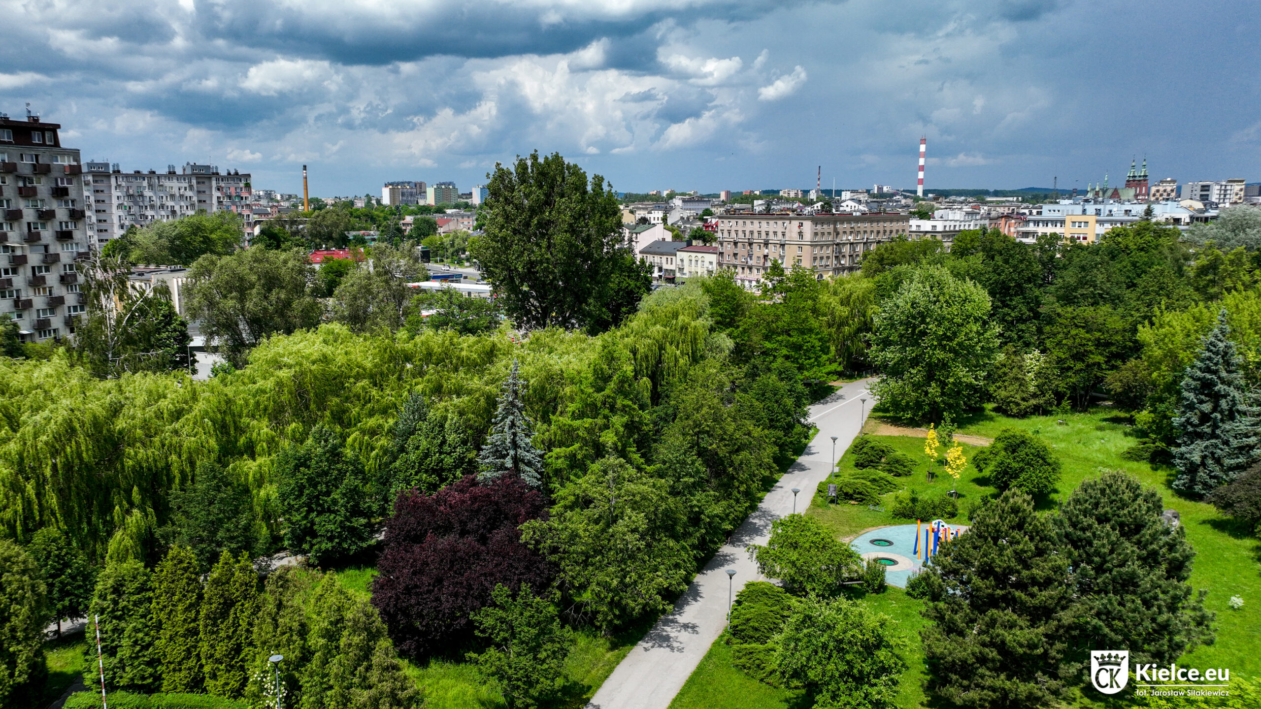 Nowe oświetlenie na&nbsp;terenach rekreacyjnych w&nbsp;Kielcach
