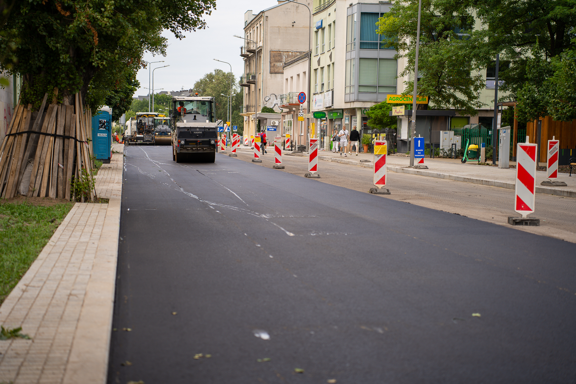Nocne prace na&nbsp;ul.&nbsp;Paderewskiego