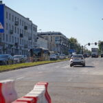 Ulica Jana Pawła II w kierunku ul. Krakowskiej