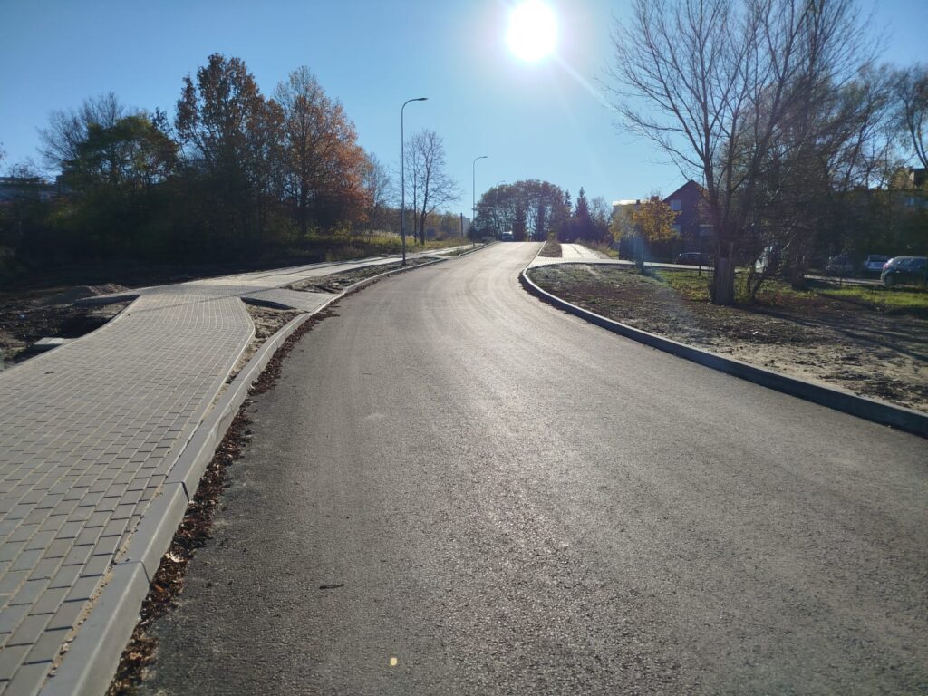 Zmodernizowana ulica Karczunek