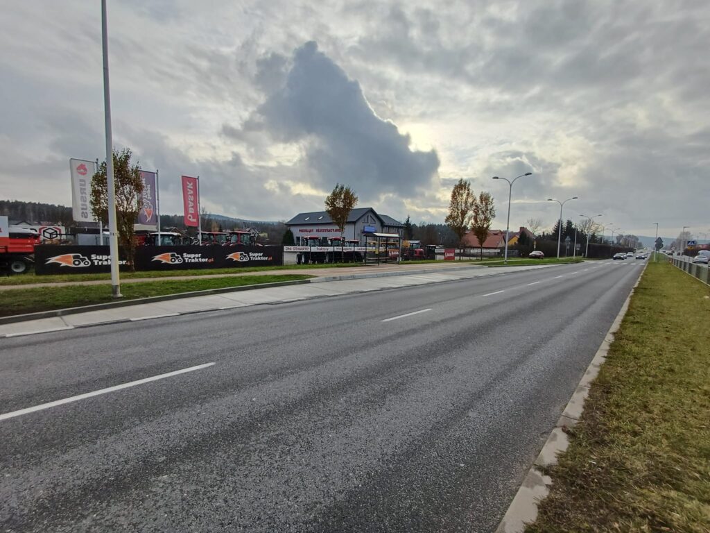 Nowa zatoka autobusowa na ulica Krakowskiej