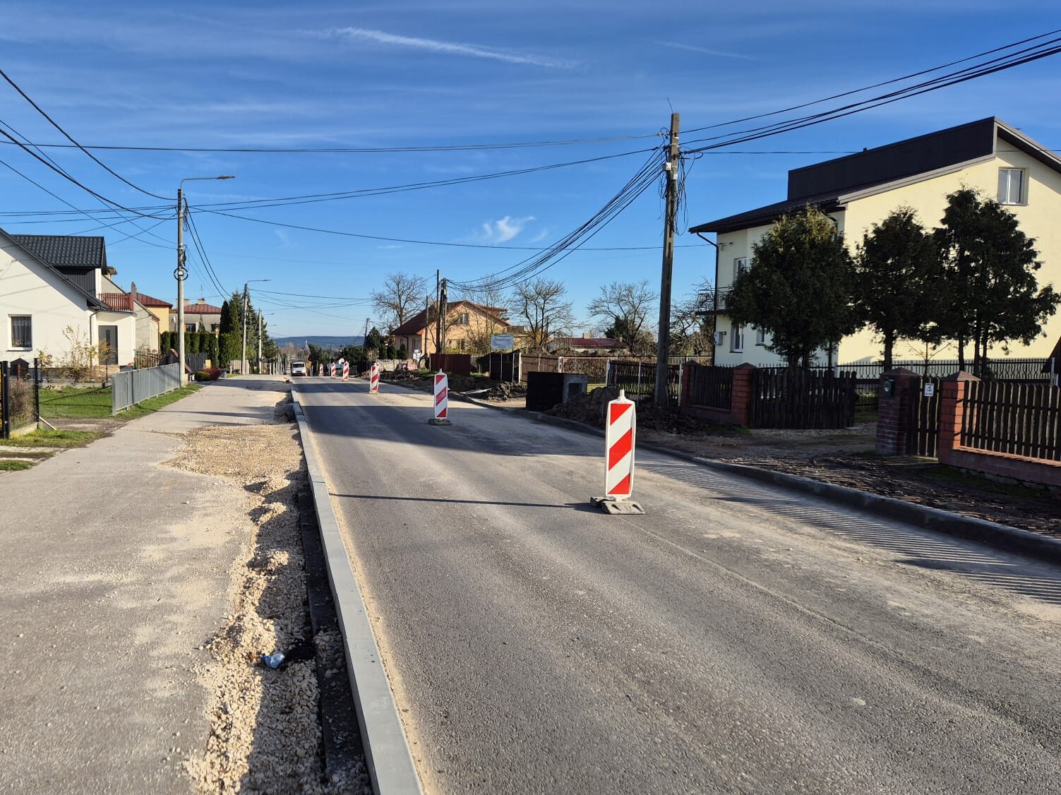 Modernizowana ulica Sukowska