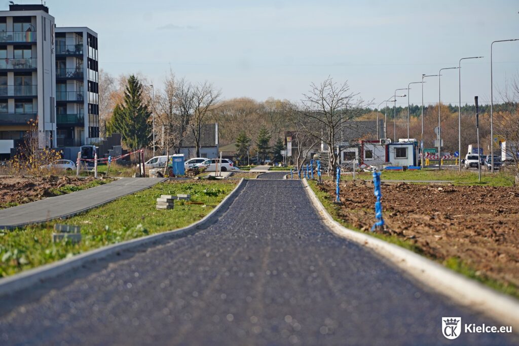 Budowa drogi dla rowerów wzdłuż alei Szajnowicza-Iwanowa w Kielcach