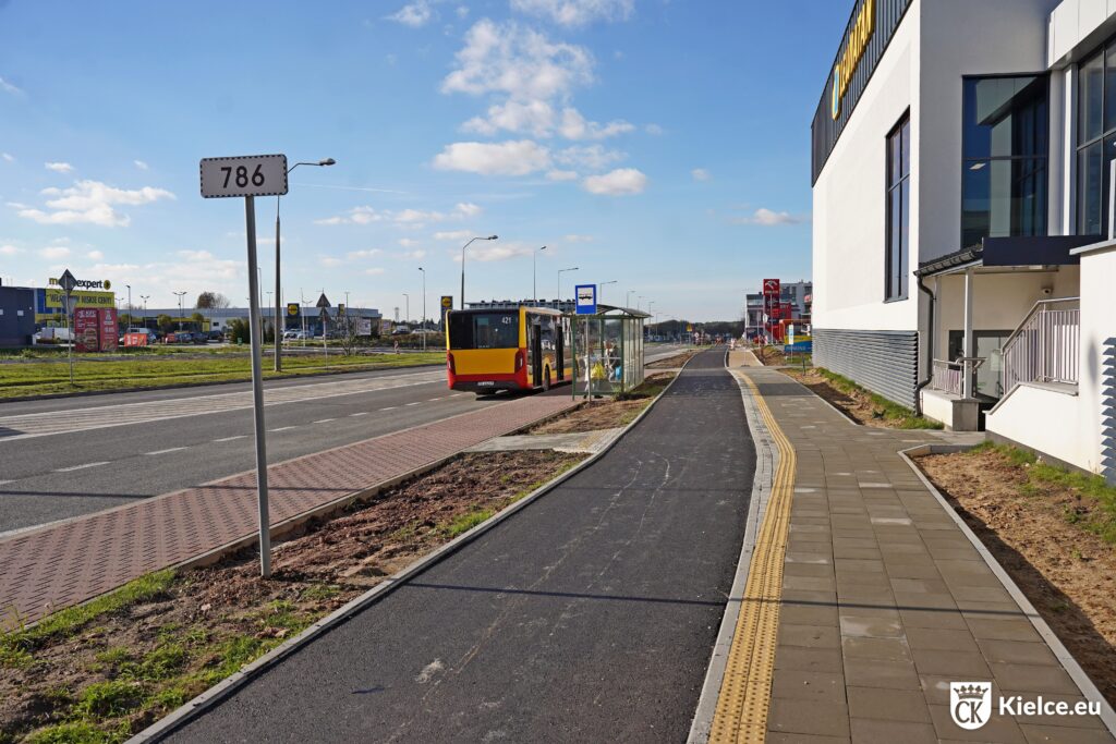 Budowa drogi dla rowerów wzdłuż alei Szajnowicza-Iwanowa w Kielcach