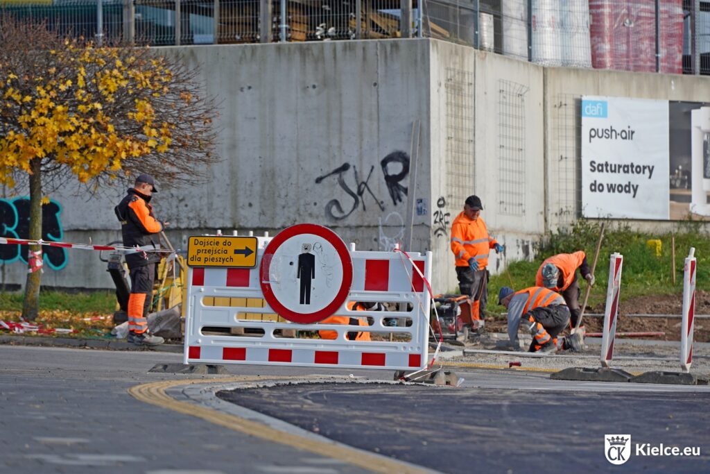Budowa drogi dla rowerów wzdłuż alei Szajnowicza-Iwanowa w Kielcach