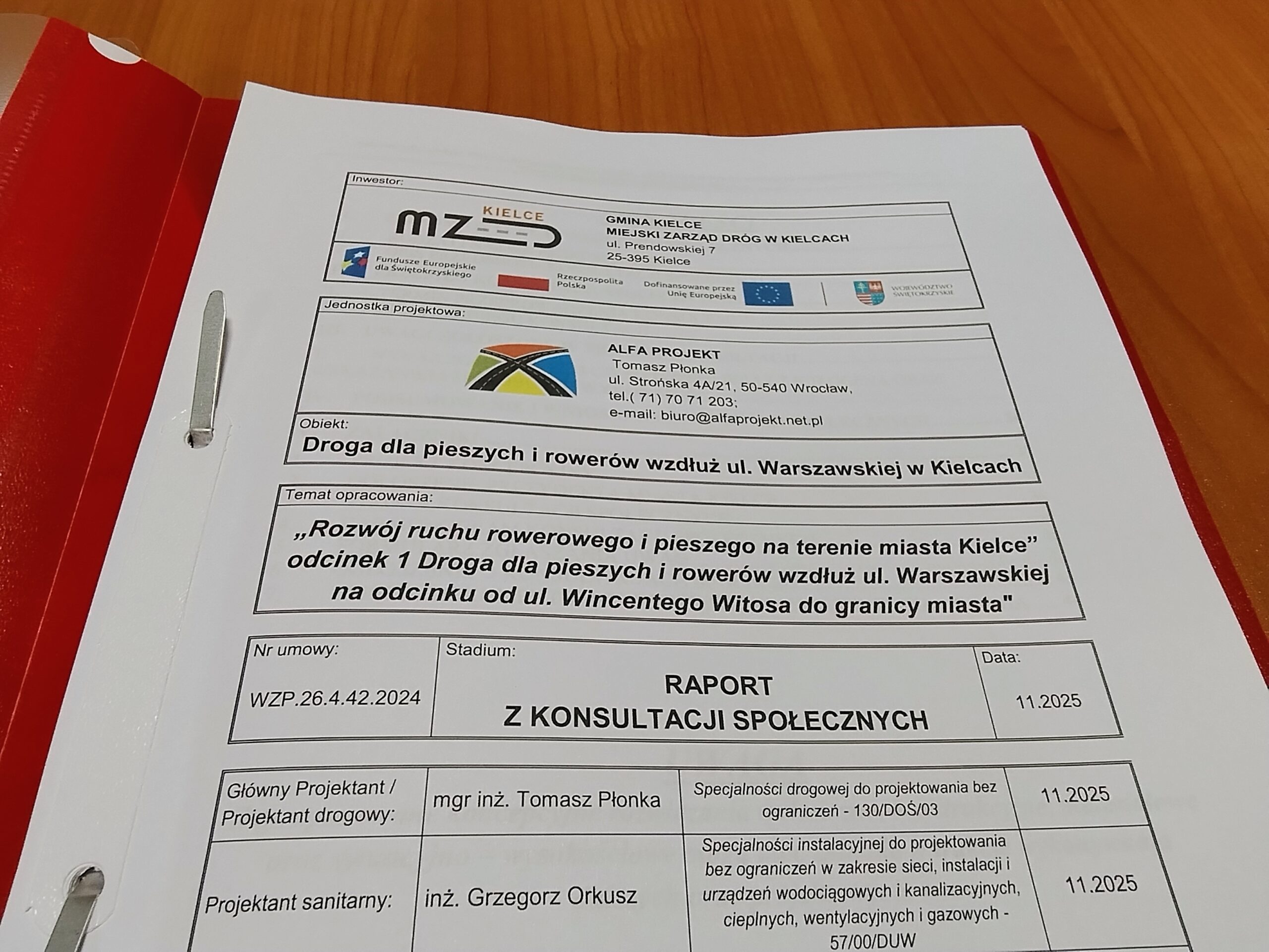 Nowa droga rowerowa na&nbsp;ul.&nbsp;Warszawskiej. Raport z&nbsp;konsultacji społecznych