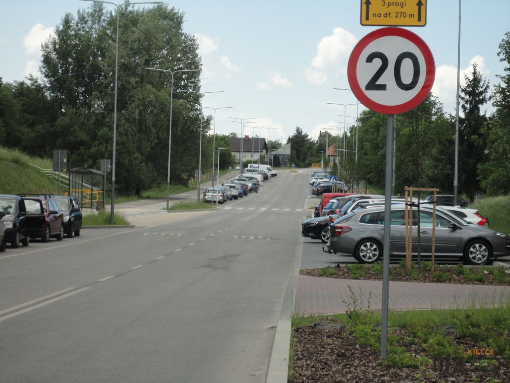 Ulica Kamińskiego - modernizacja w ramach projektu - Poprawa dostępności komunikacyjnej szpitali ŚCO i WSZ