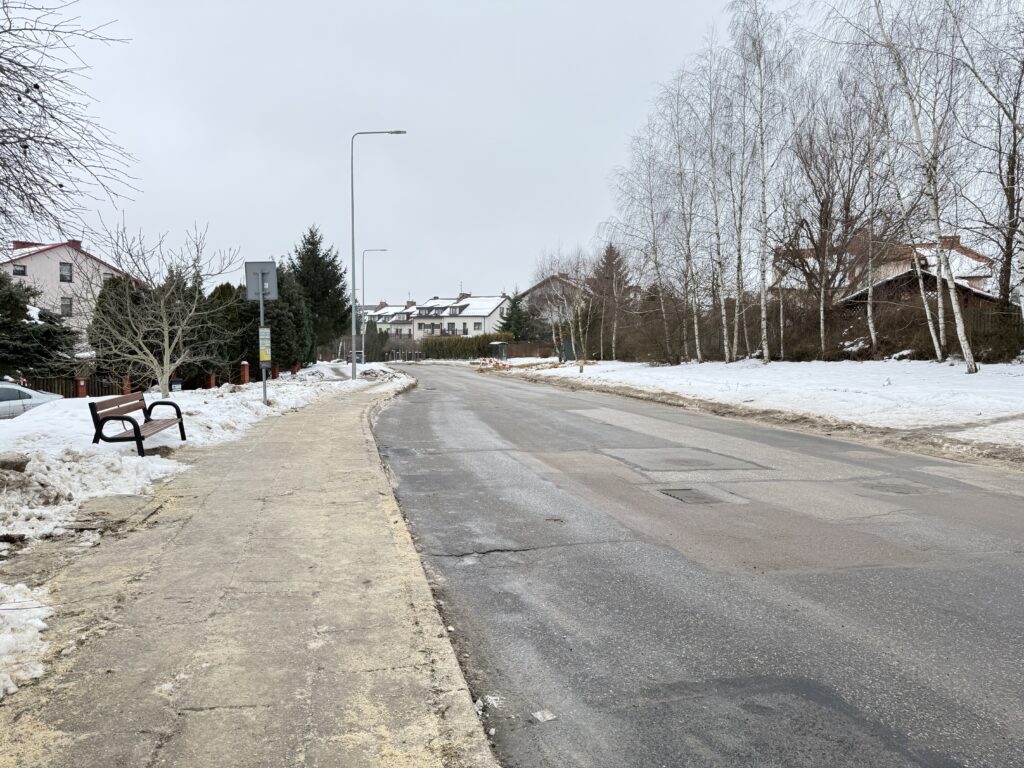 Ulica Wincentego z Kielce - wjazd od strony ulicy Witosa