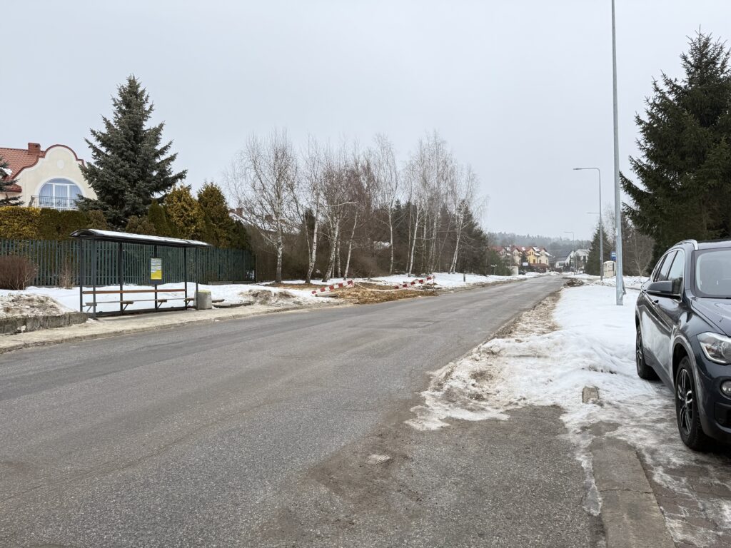 Ulica Wincentego z Kielce - wjazd od strony ulicy Witosa