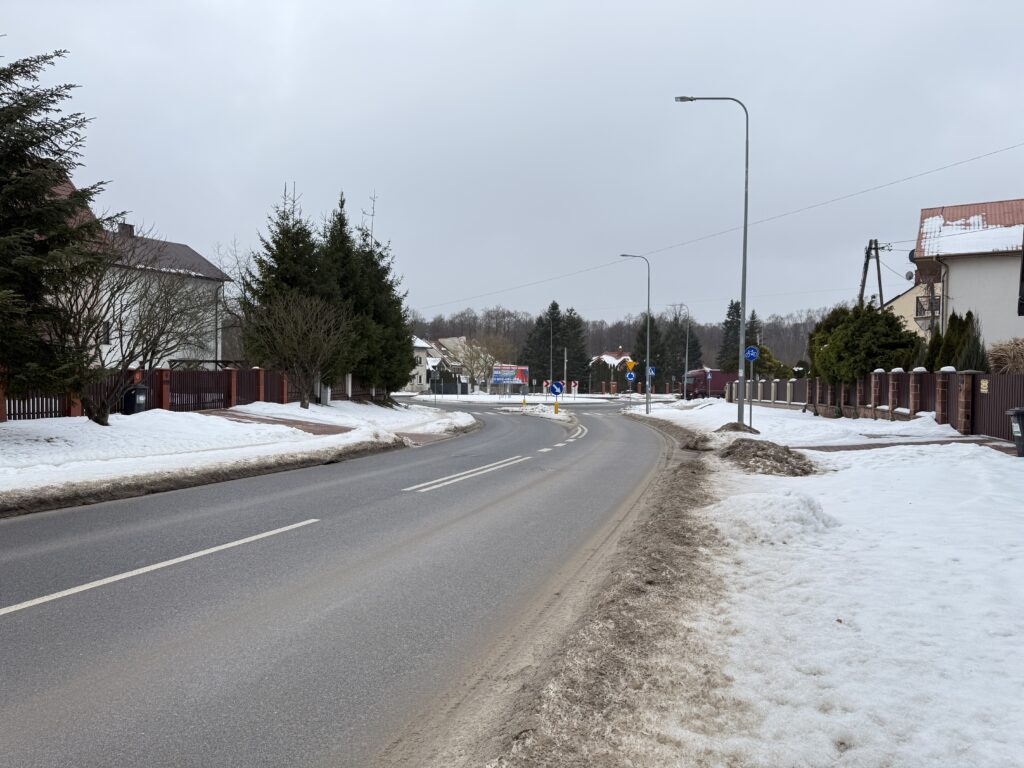 Ulica Wincentego z Kielce - wjazd od strony ulicy Witosa