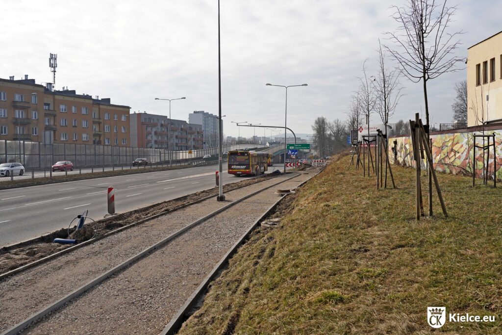 Droga dla rowerów wzdłuż ulicy Żelaznej (w budowie)