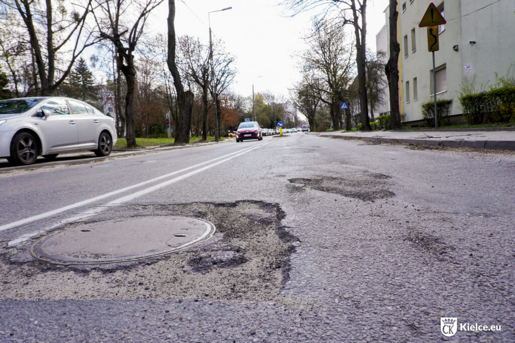 Ulica Zagórska - widok w kierunku wschodnim w stronę ulicy Szymanowskiego