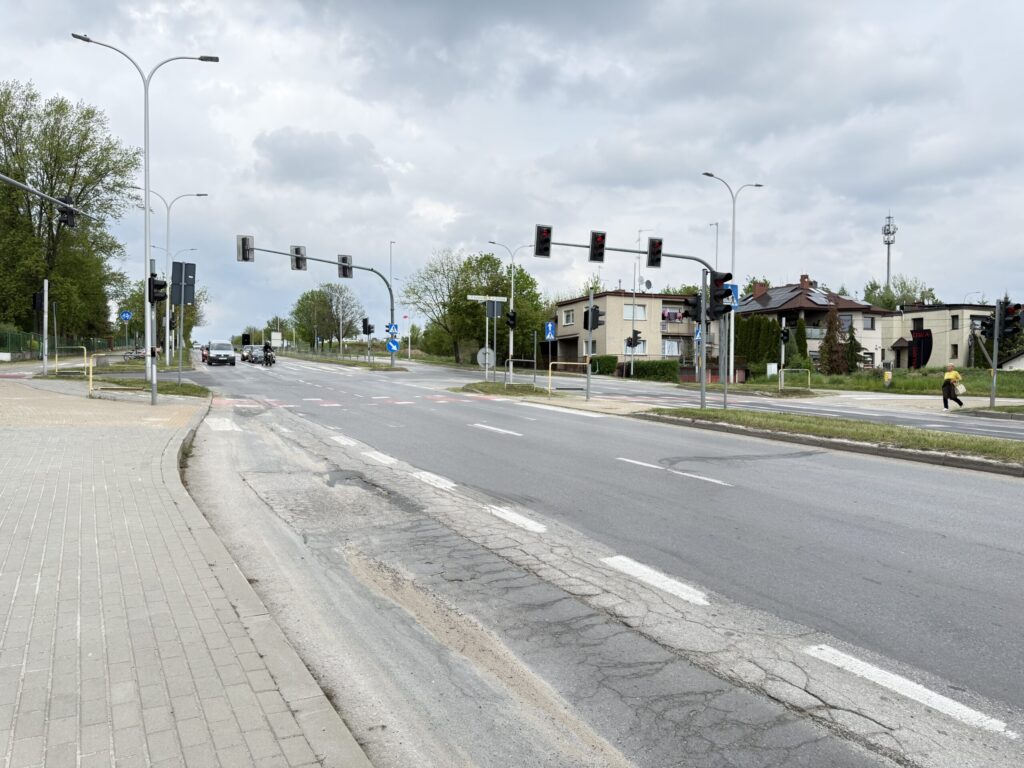 Ulica Jagiellońska - odcinek od ulicy Karczówkowskiej do ulicy Krakowskiej