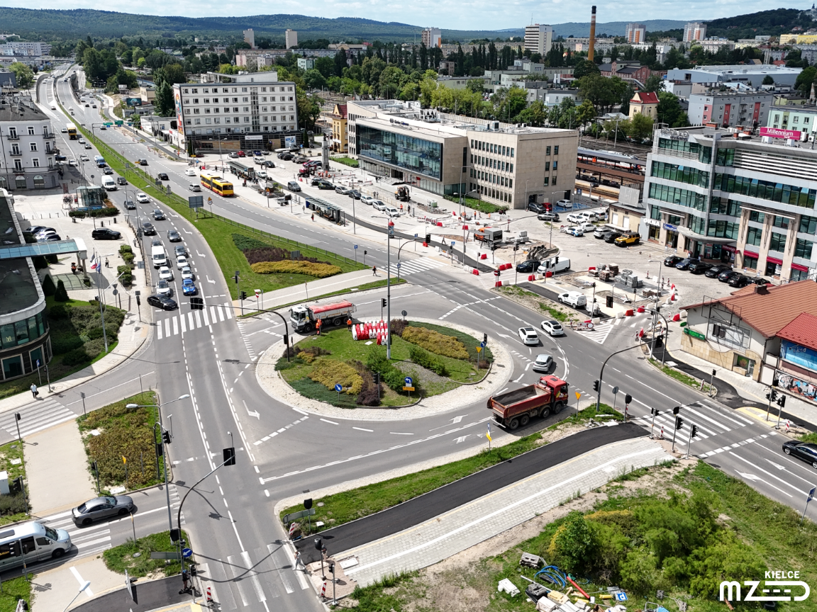 Tymczasowe rondo i zmiany w ruchu. Rusza modernizacja sygnalizacji przy dworcu