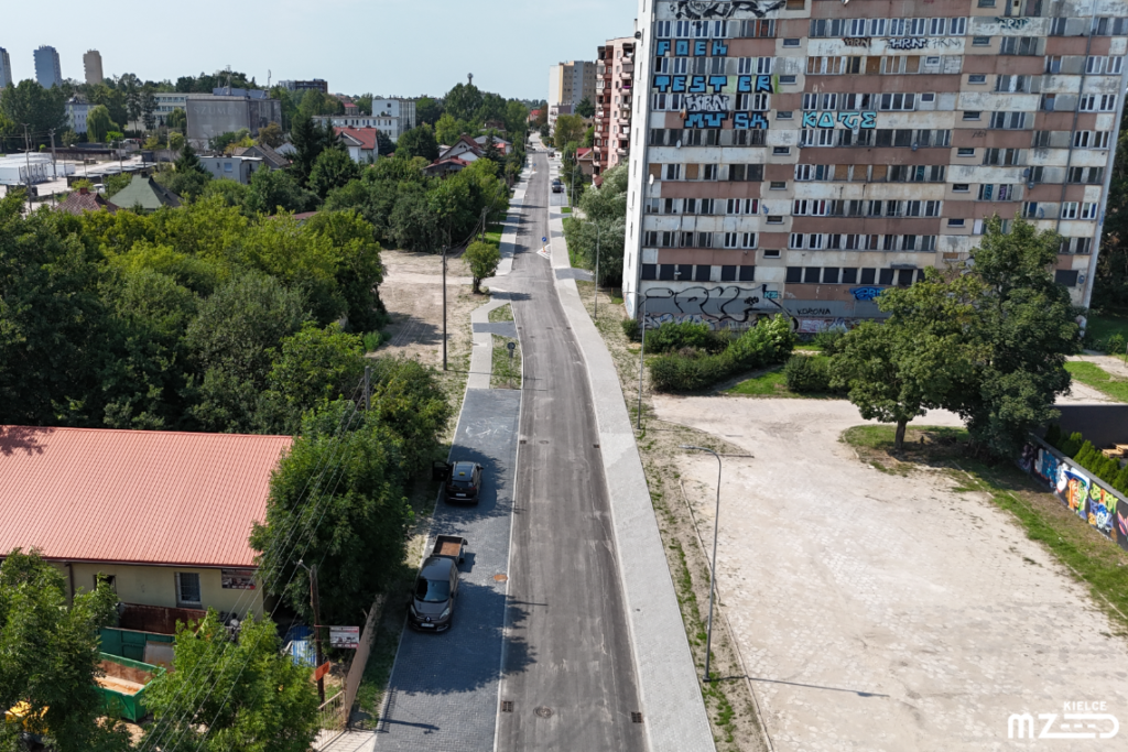 Ulica Młoda po modernizacji