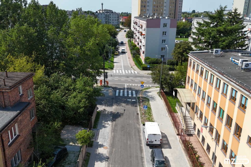 Ulica Młoda po modernizacji