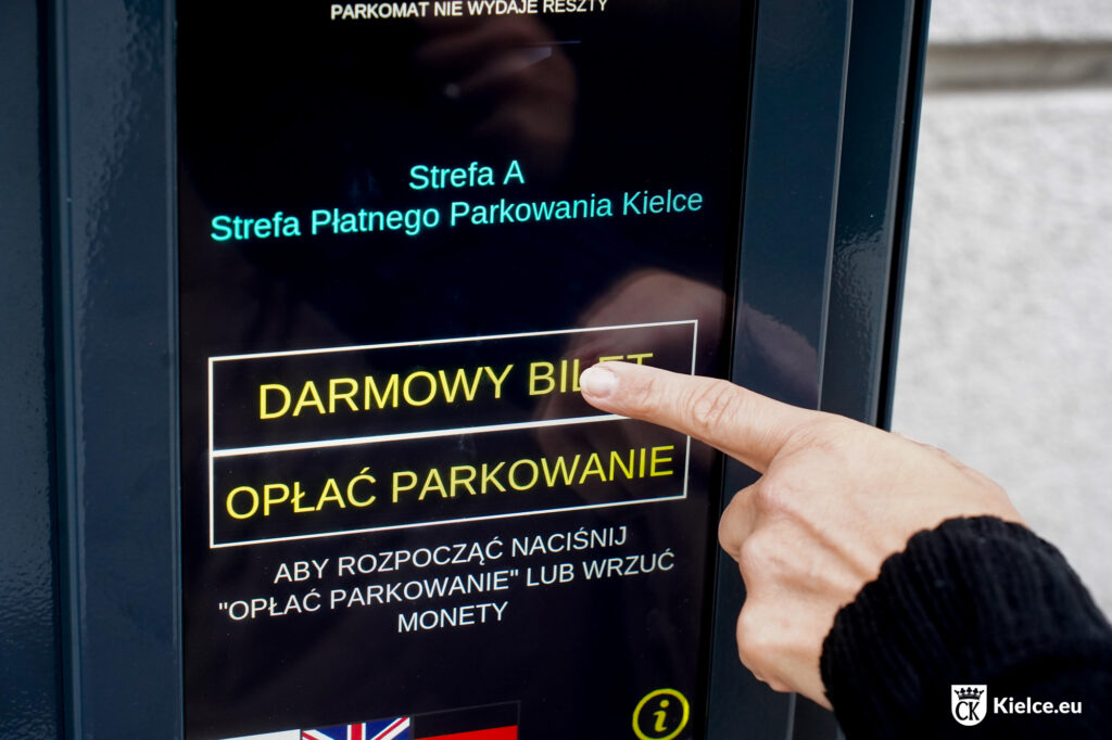 Obsługa nowego parkomatu