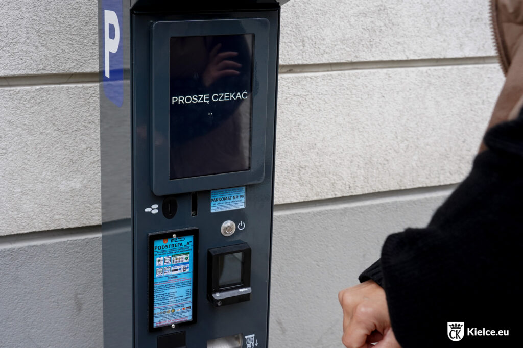 Wydruk biletu parkingowego w Strefie Płatnego Parkowania (podstrefa A)