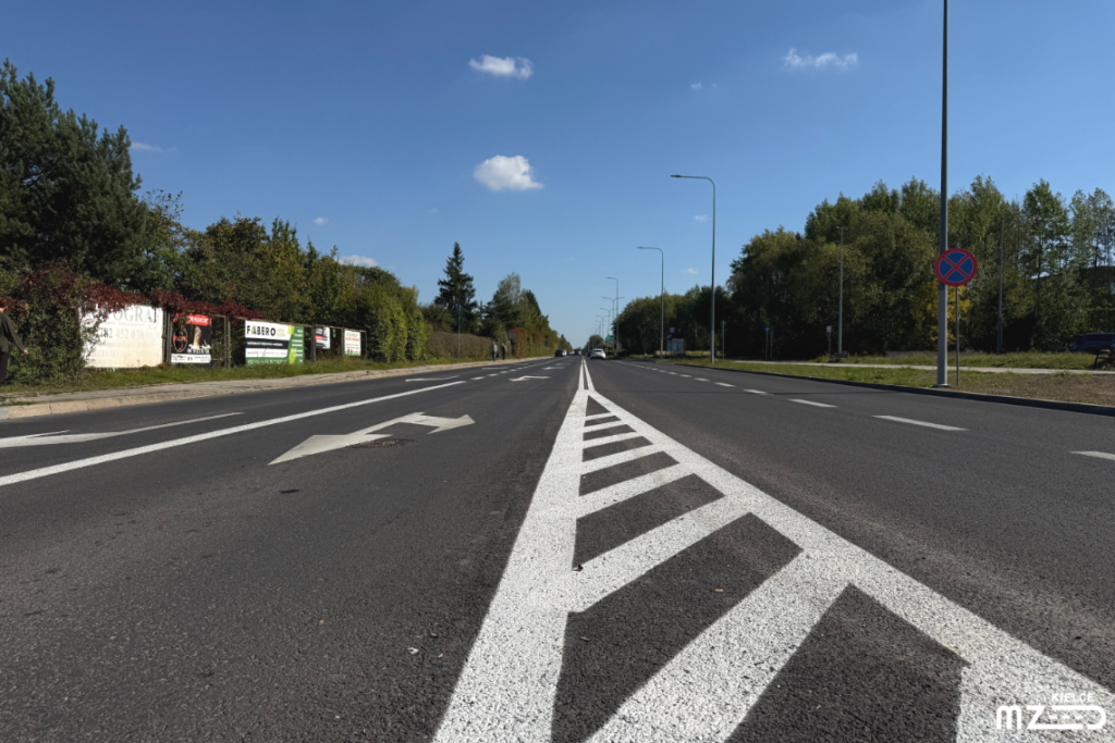 Ulica Wrzosowa po remoncie nakładkowym