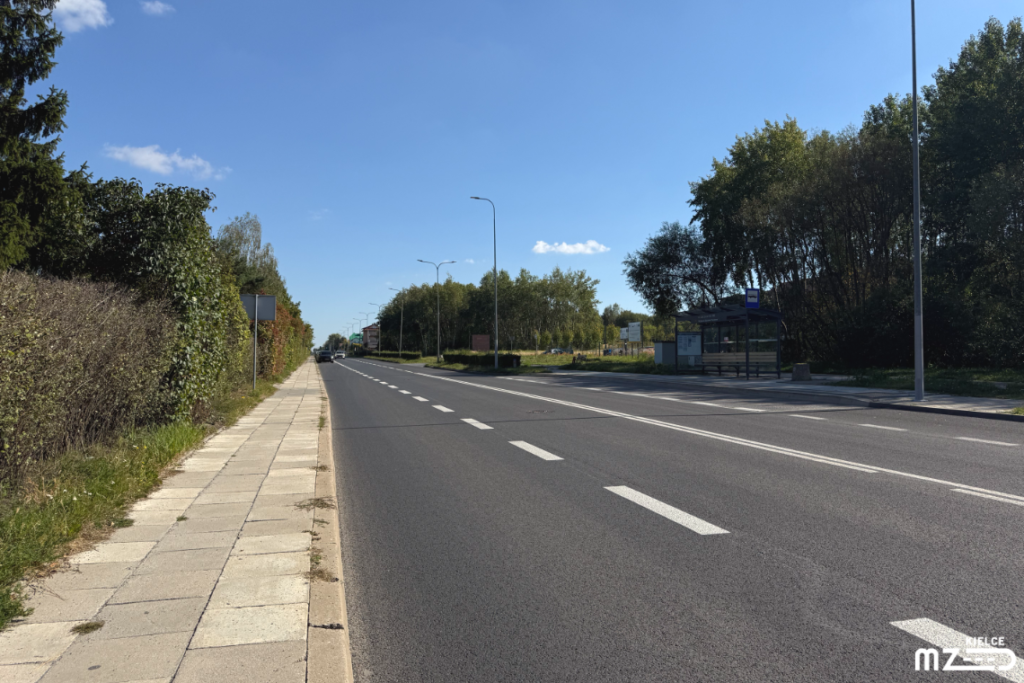Ulica Wrzosowa po remoncie nakładkowym