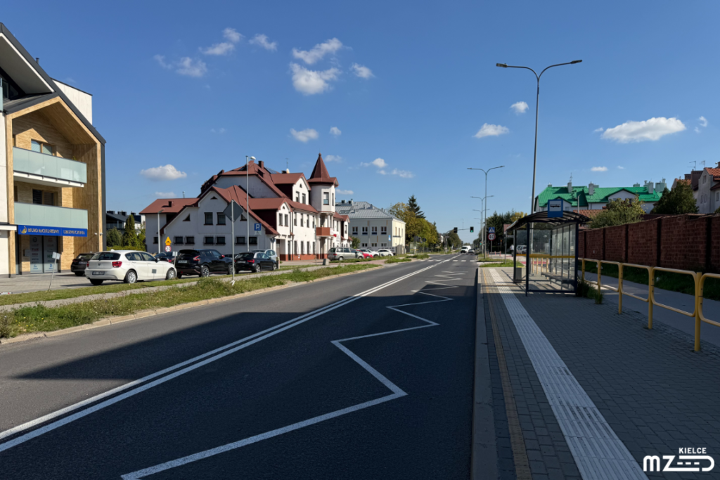 Ulica Wrzosowa po remoncie nakładkowym