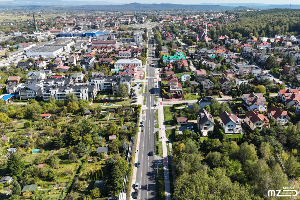 Ulica Wrzosowa po remoncie nakładkowym