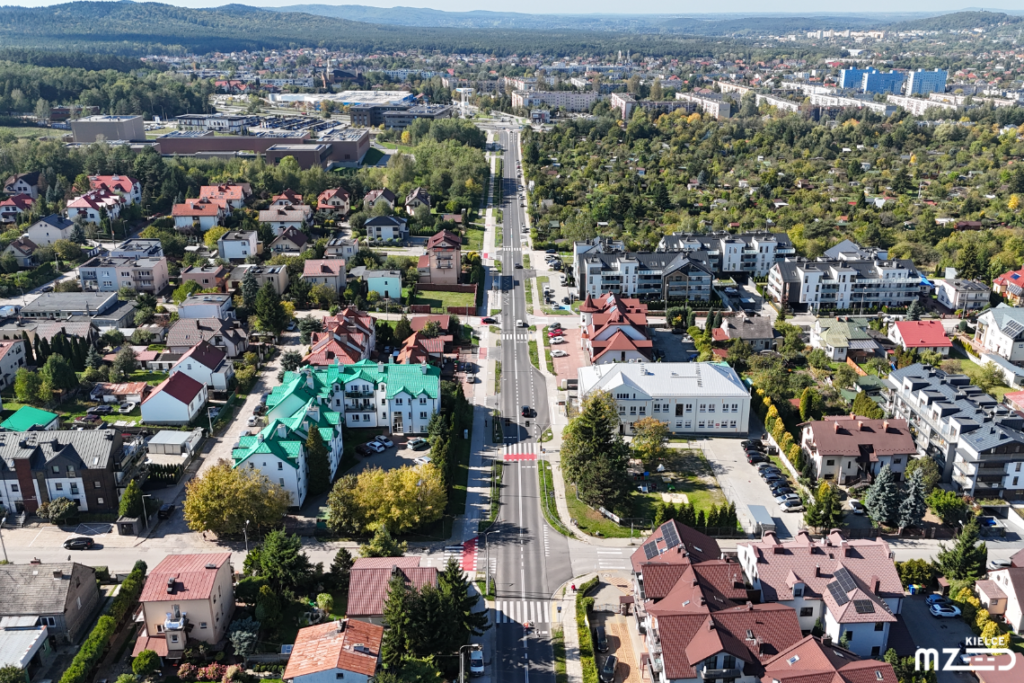 Ulica Wrzosowa po remoncie nakładkowym